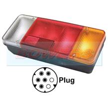Rear Right Hand Offside Combination Tail Lamp Light Unit For Iveco Daily Tipper